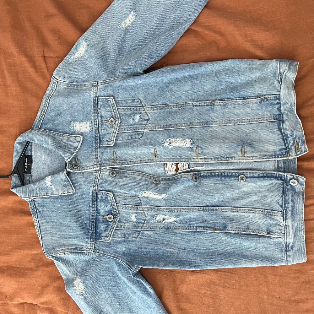 Denim Jean Jacket size Large